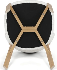 HC-L3125 OAK barna szövet étkezőszék
