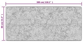 többszínű csúszásmentes mosható szőnyeg 80 x 300 cm