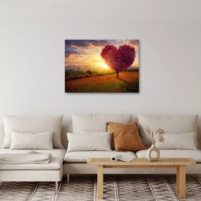 A szív alakú fa képe (70x50 cm)