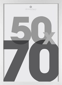 Képkeret Poszter Fehér Keret 50x70 cm Falra Akasztható