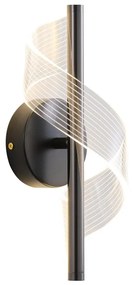 Eurolamp LED Fali lámpa LED/8W/230V 3000K fekete EU0303