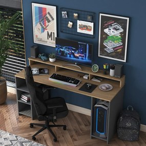 Hamin Walnut and Anthracite íróasztal