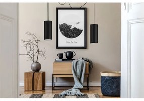 Csillár zsinóron ZIK 2xE27/40W/230V pók fekete