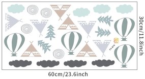 Falmatrica "Teepee és puff" 8 - 9 cm