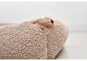 Bézs buklé fekhely kutyáknak 55x70 cm Senso Greige S – MiaCara