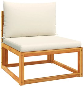 vidaXL karfa nélküli kerti kanapé párnákkal, akácfából és kötélből
