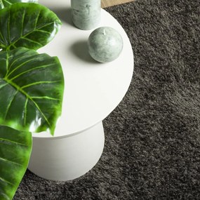 ISTAN antracitszürke hosszú szálú fényes szőnyeg 100 x 200 cm