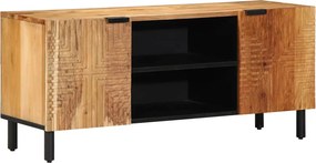 vidaXL tömör akácfa TV-szekrény 105 x 33 x 46 cm