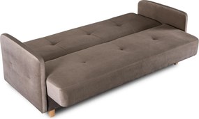 Zestaw 2x Sofa Rozkładana CUBA Beżowa