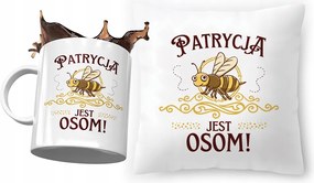 Patrícia párna ajándék bögre szett fényképes nyomtatással