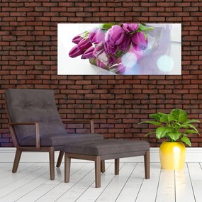 Kép - csokor tulipán (120x50 cm)