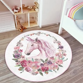 Rózsaszín gyerek szőnyeg ø 120 cm Comfort – Mila Home