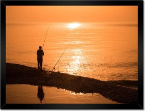 Poszterek keretben 40x30 Fél naplemente