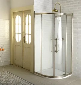 Gelco Antique íves zuhanykabin eltolható kétszárnyú ajtóval 100x100 cm