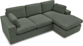 Zöld sarokkanapé Belair – Bobochic Paris