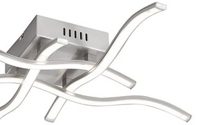 Leuchten Direkt 15131-55 - LED Felületre szerelhető csillár WAWE 4xLED/4,6W/230V matt króm