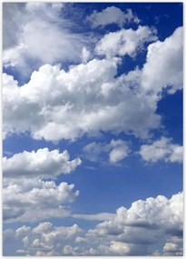 Poszterek 50x70 Gömbölyű felhők Égbolt