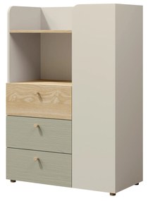 Regál Yoda 7 (világos bézs + olajozott tölgy + eukaliptusz). 1087372