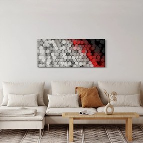 Kép - 3D hatszögek (120x50 cm)