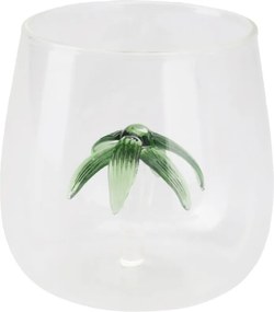 Pohár Figurával 400 ML Átlátszó Üveg Átmérő 8 CM 8X8X9,5 CM