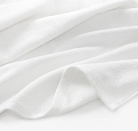 Goldea bordűr nélküli frottír törölköző és fürdőlepedő soft – fehér 50 x 100 cm