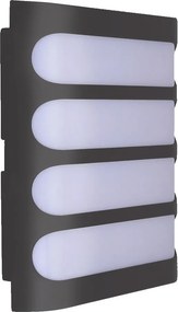 PREZENT 31650 ASUTIN II. Modern Kültéri Fali Lámpa Fehér, Szürke LED IP65