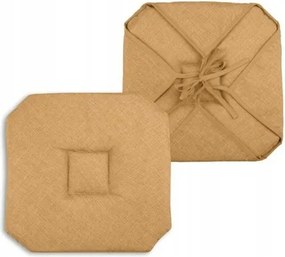 Bea székpárna 40x40 cm Camel Bézs steppelt ülőpárna