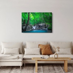 Kép - Erawan vízesés, Kanchanaburi, Thaiföld (90x60 cm)