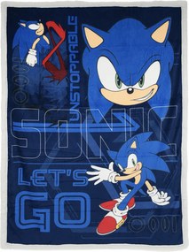 Sonic a sündisznó Unstoppable sherpa takaró 140x190 cm