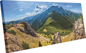 Vászonkép Tátra hegy 130x50 Kilátás Giewont