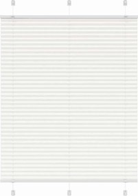 vidaXL pliszírozott redőny Fehér 110x100cm szövetszélesség 109,4cm