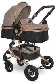 Lorelli Alba multifunkciós babakocsi + adapter - Premium Pearl Beige