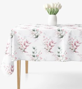 Goldea szögletes terítő 100% pamutvászon deluxe - zsenge rózsák 80 x 80 cm