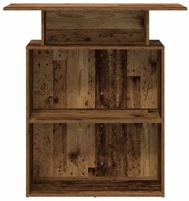 recepciós pult antik fa 100x40x104 cm szerelt fa