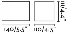 FARO 70687 - LED Kültéri fali lámpa SUNSET 2xLED/3W/230V IP54