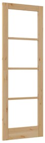 Belső Ajtó Üveggel ORKDAL Barna 73.5 x 211 cm
