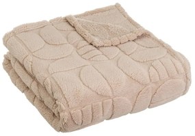 Világosbarna mikroplüss takaró 130x160 cm Mid Century – Casa Selección