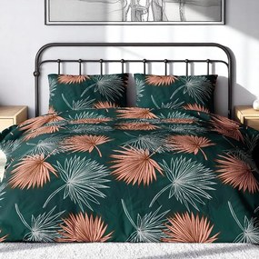 Pamut ágynemű TORRY GREEN 4 részes 140x200 cm