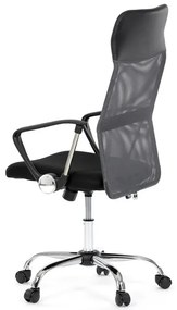 Kancelářská židle, houpací mechanismus, šedá síťovina, KA-E305 GREY