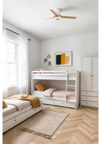 FARO 33833-1TW - LED Dimmelhető ventilátor MINI PUNT TUB S 10W 2700/4000/6000K + távirányító