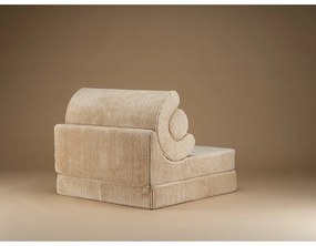 Világosbarna kordbársony gyerek fotel Flipster – Wigiwama