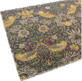 Kókuszrost lábtörlő 60x90 cm William Morris Strawberry Thief – Artsy Doormats