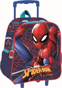 Pókember Great Power gurulós ovis 3D hátizsák, táska 32 cm