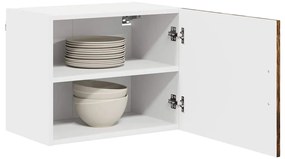 Fali konyhaszekrény 2 pcs Füstölt tölgy 50 x 31 x 40 cm Faanyag