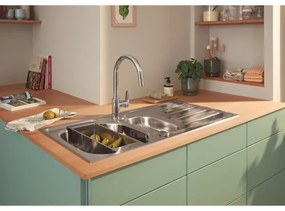 GROHE 40852SD0 - Többfunkciós rozsdamentes acél szűrő 450 × 150 × 100 mm