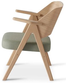 Me Tube világoszöld tölgyfa fotel - Findhal by Hammel