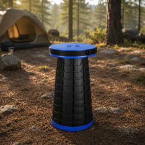 Zaparkorun Mobil outdoor puff - kék
