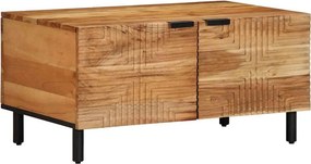 vidaXL tömör akácfa dohányzóasztal 80 x 50 x 40 cm
