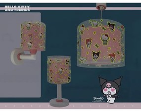 Dalber 41251 - LED gyereklámpa HELLO KITTY&FRIENDS 1xG4/4W/230V rózsaszín