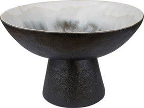 Fekete-elefántcsont színű kőedény tál ø 31,5 cm By Hand – Mette Ditmer Denmark